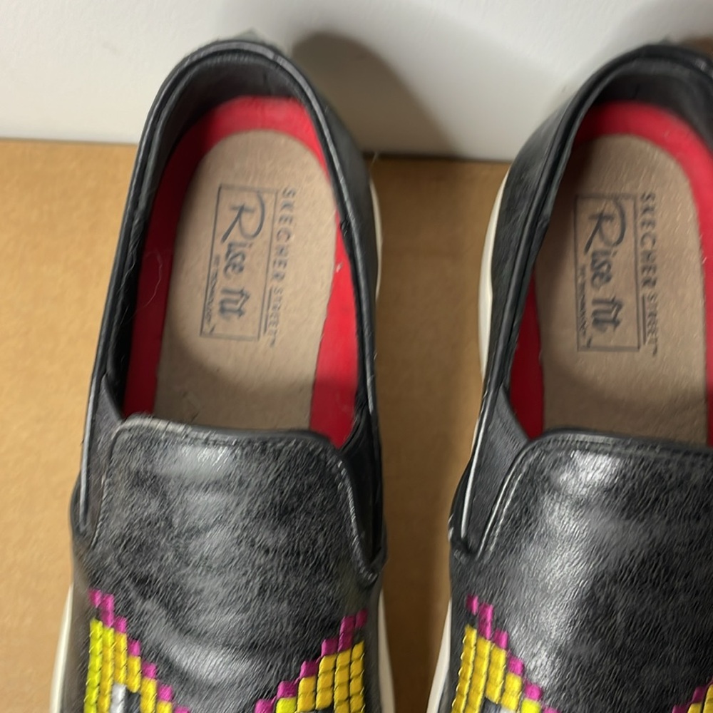 Sketchers Street GRIMACE rise fit black sneakers - Picture 8 of 8